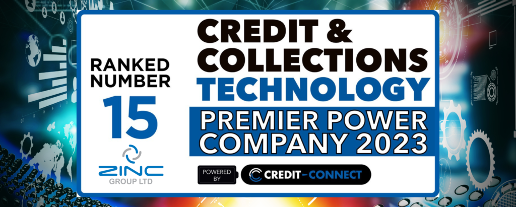 Zinc Make the Credit & Collections Technology Company Power List 2023